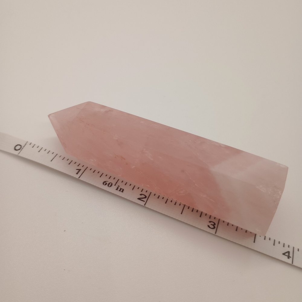 Rose Quartz Tower Polished Point 3.5"